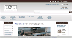 Desktop Screenshot of kcm-catering-equipment.co.uk